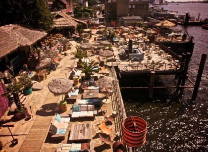 Strandpauli Hamburg Hafen Terasse